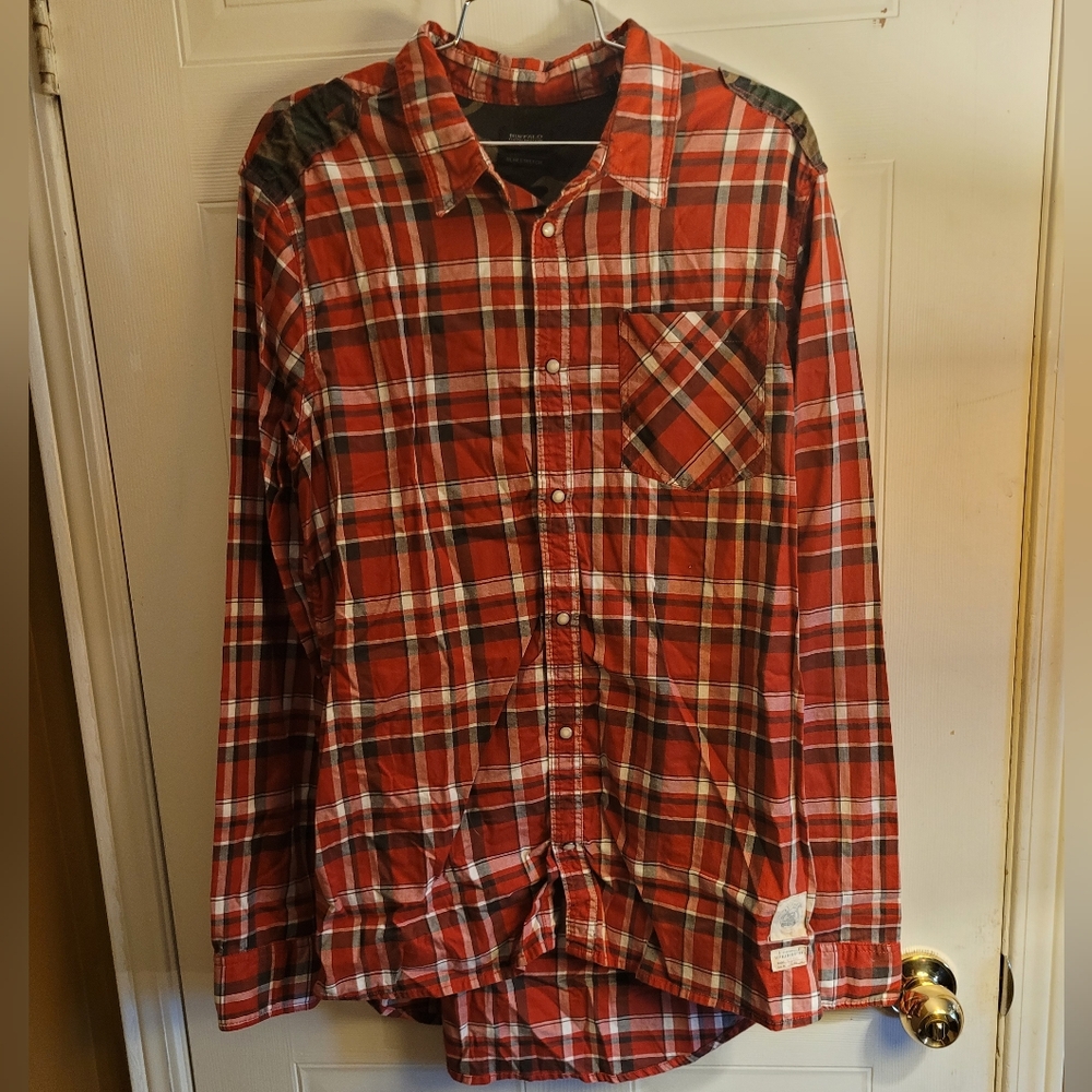 Buffalo (David Bitton) Red Plaid Shirt